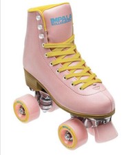 Impala Roller Skates Quads Vegan Pink/Yellow Size 5 FAST SHIPPING