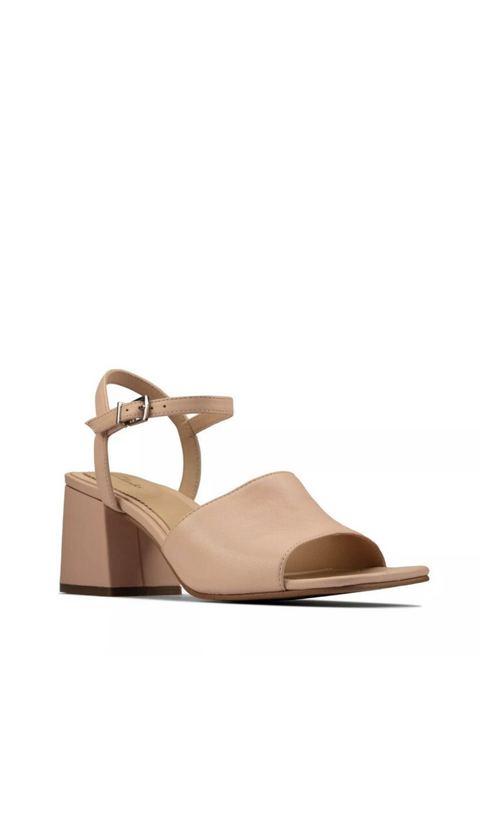 Clarks Women's Sheer65 Block Heel Ankle Strap Pumps - Leather, Approx. 2.56 Inch Heel - View #2