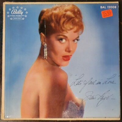 JANIS PAIGE Let's Fall In Love 1956 LP vintage Jazz vocals VG +FREE SHIPPING