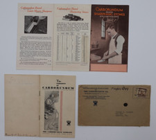 1947 CARBORUNDUM SHARPENING STONE GOSHERT NIAGARA FALLS NY