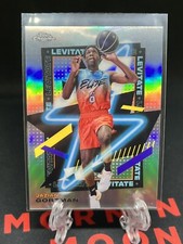  2021-22 Topps Chrome OTE Jazian Gortman Levitate Refractor Rookie Card #LEV-7