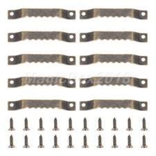 10pcs Picture Frame Hooks Sawtooth Hangers Hanging Photo Oil Painting w/ Screws