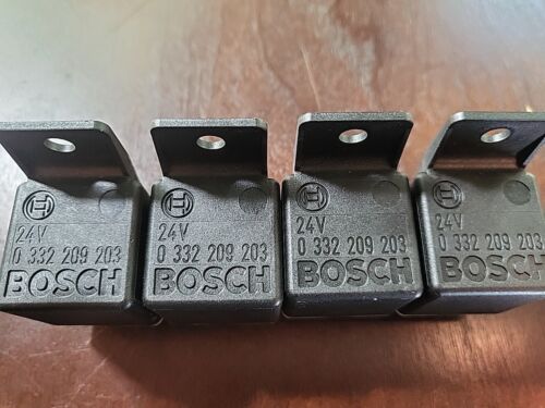 4Each Bosch 24V Power Relay PN 0 332 209 203, New. - Picture 1 of 4