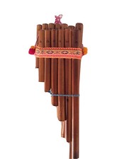 Ecuadorian Bamboo Pan Pipe, 13 Canes, Authentic Ecuadorian Bamboo - NEW