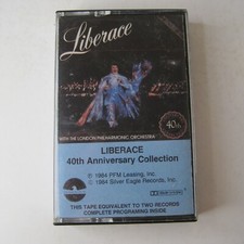 Liberace 40th Anniversary Collection Cassette 1984 Silver Eagle Records