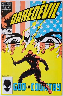 Daredevil #232 (1986) Vintage Key Comic ''Born Again'' Part 6, 1st Nuke Appearance
