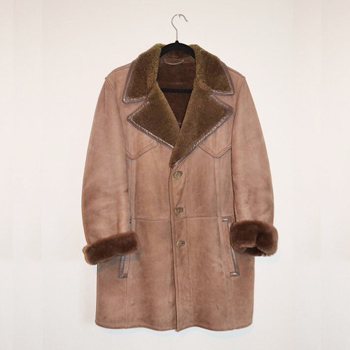 Women's Vintage Brown Sheepskin 