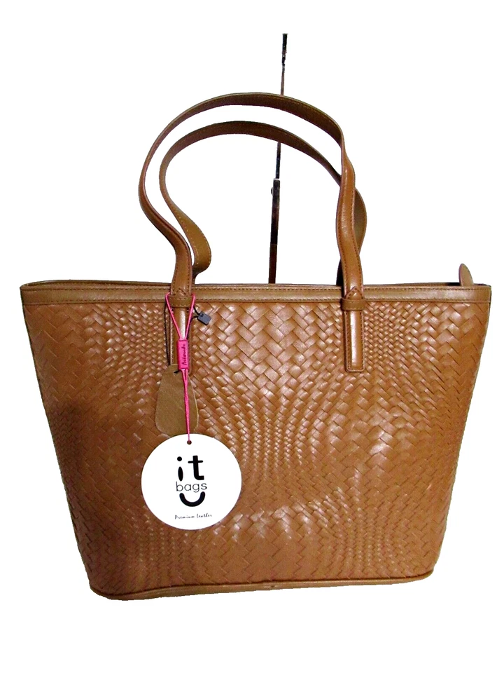 ITALIANO XL TEJIDO A MANO CREMALLERA BOLSO ESTRUCTURADO BOLSO DE MANO por IT BOLSOS HECHOS EN ITALIA Foto 2 de 4