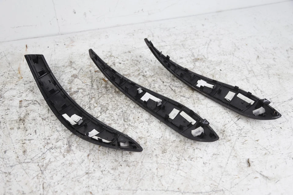 12-18 BMW 320i 328i 335i Puerta Interior Manija Tapicería Cubierta Fineline Antracita SET 3 Foto 3 de 4