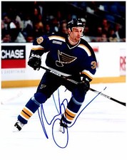 St. Louis Blues PAVOL DEMITRA Signed Autographed 8x10 Pic 