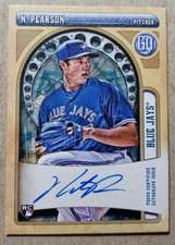2021 Topps Gypsy Queen Nate Pearson Auto RC Toronto Blue Jays Autograph