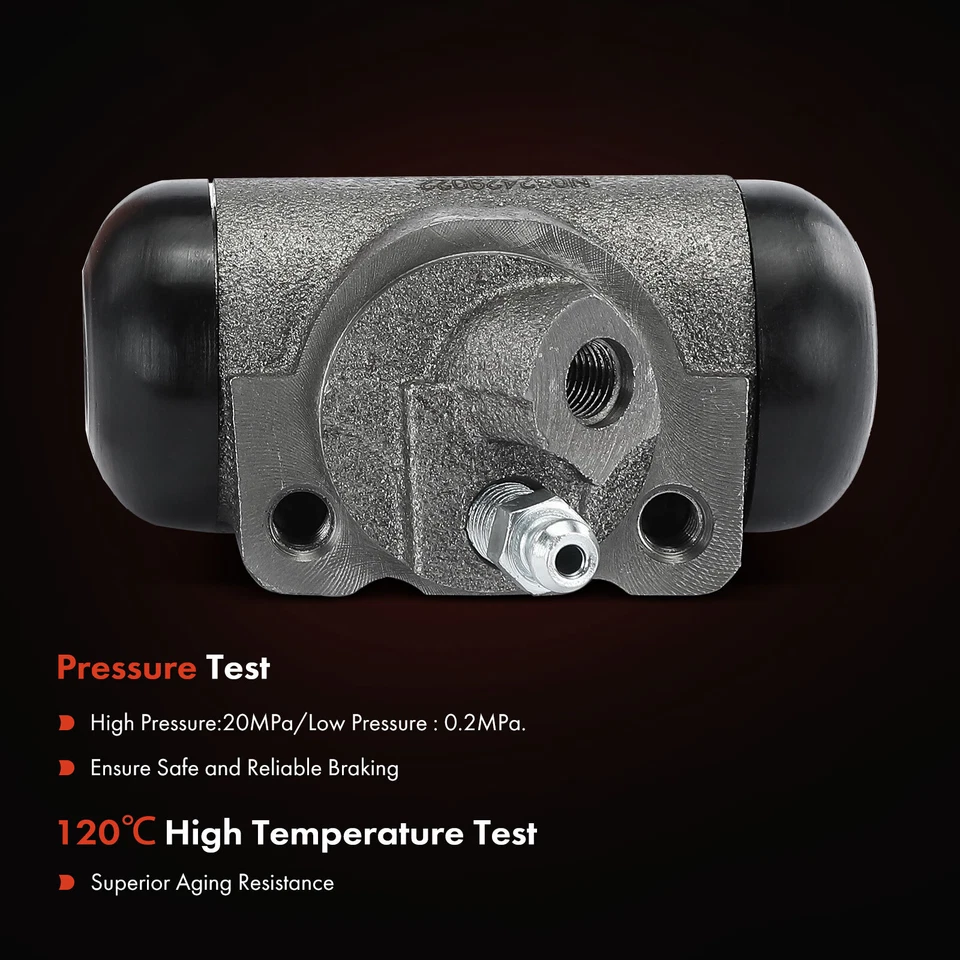 Cilindro de rueda de freno de tambor delantero izquierdo para Ford F-250 1966-1969 F-350 Jeep J-2500 Foto 4 de 4