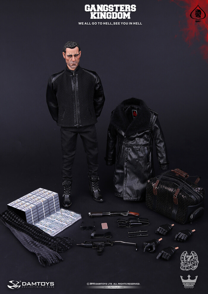 DAM TOYS Gangsters Kingdom GK011【未開封】 DAMTOYS 1/6 Scale Gangsters Kingdom GK001EX Spade J Action Figure