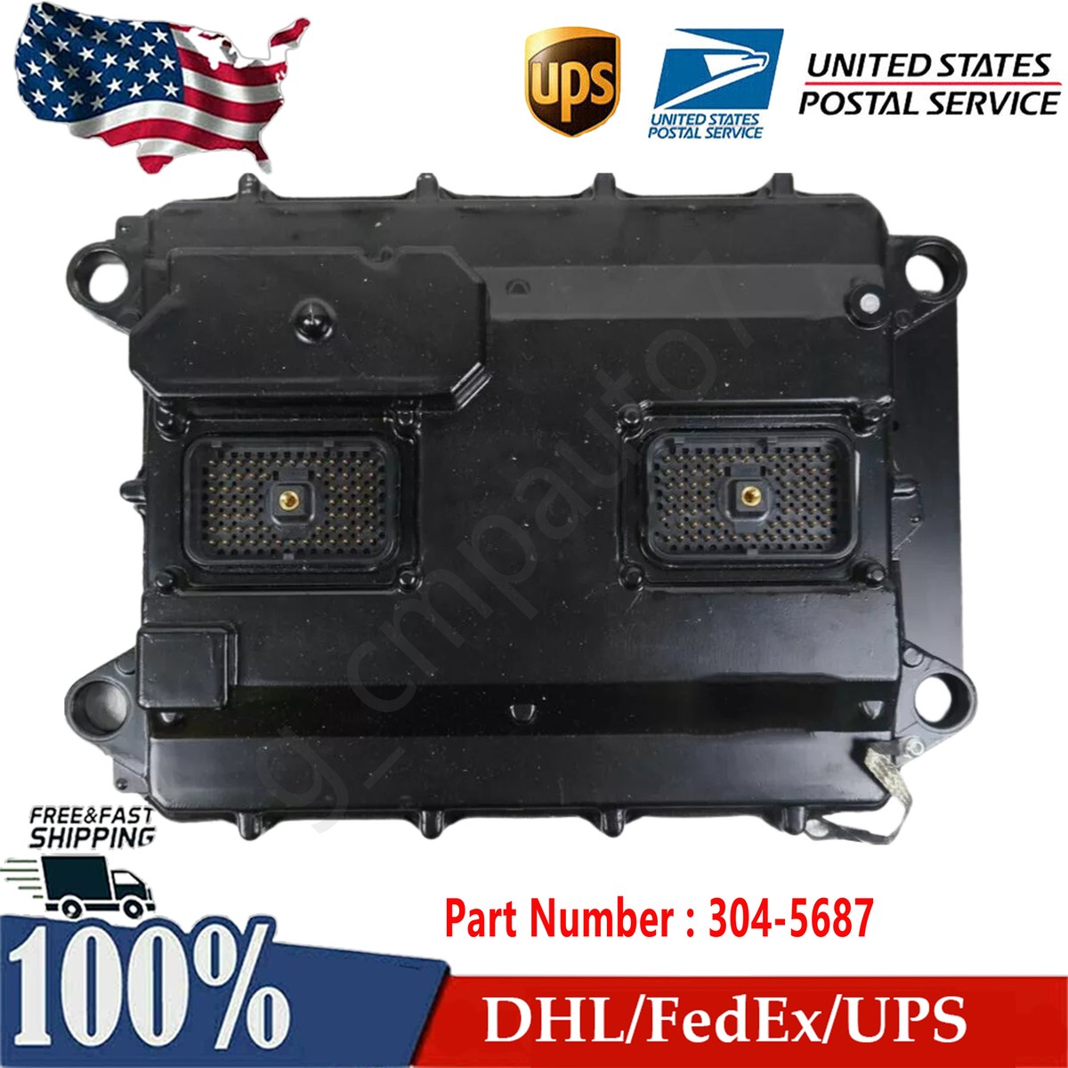 ぴん1 304-5687 ECU Controller ECM Control Module for Caterpillar Grader