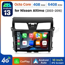 10" For 2013-2018 Nissan Altima Android 13 Car Stereo Radio GPS Carplay 4G WIFI