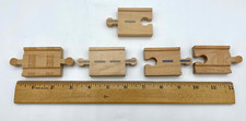 Thomas Wooden Railway Train Track Road Straight Adapters 2" MM MF Lot of 5