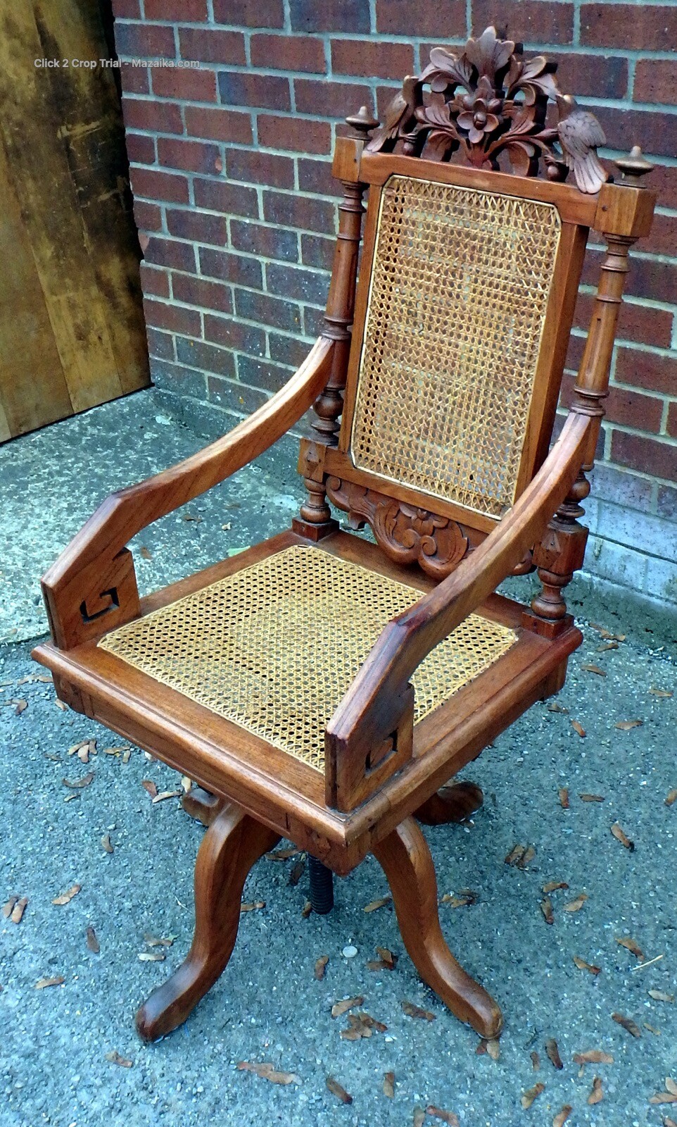 Victorian antique desk chair Bombay Art Furniture Arts & Crafts