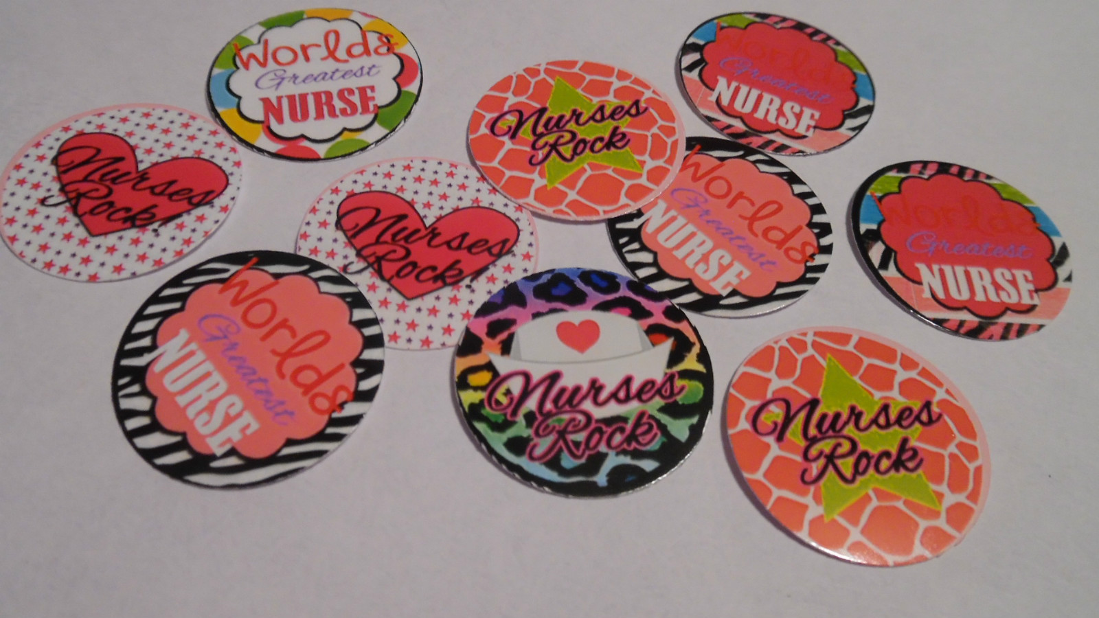 Pre Cut One Inch Bottle Cap Images Nurses Rock Free Ship