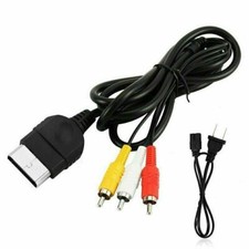 NEW SEGA DREAMCAST AC Power Cord Adapter RCA A/V AV TV Audio Video Cable