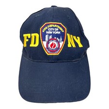 FDNY 9/11 cap Memorial 10th Anniversary Honor & Remember Navy Blue Adjustable