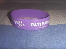 Brand New Singapore zoo rainforest lumina Purple rubber band - Patience *F Post