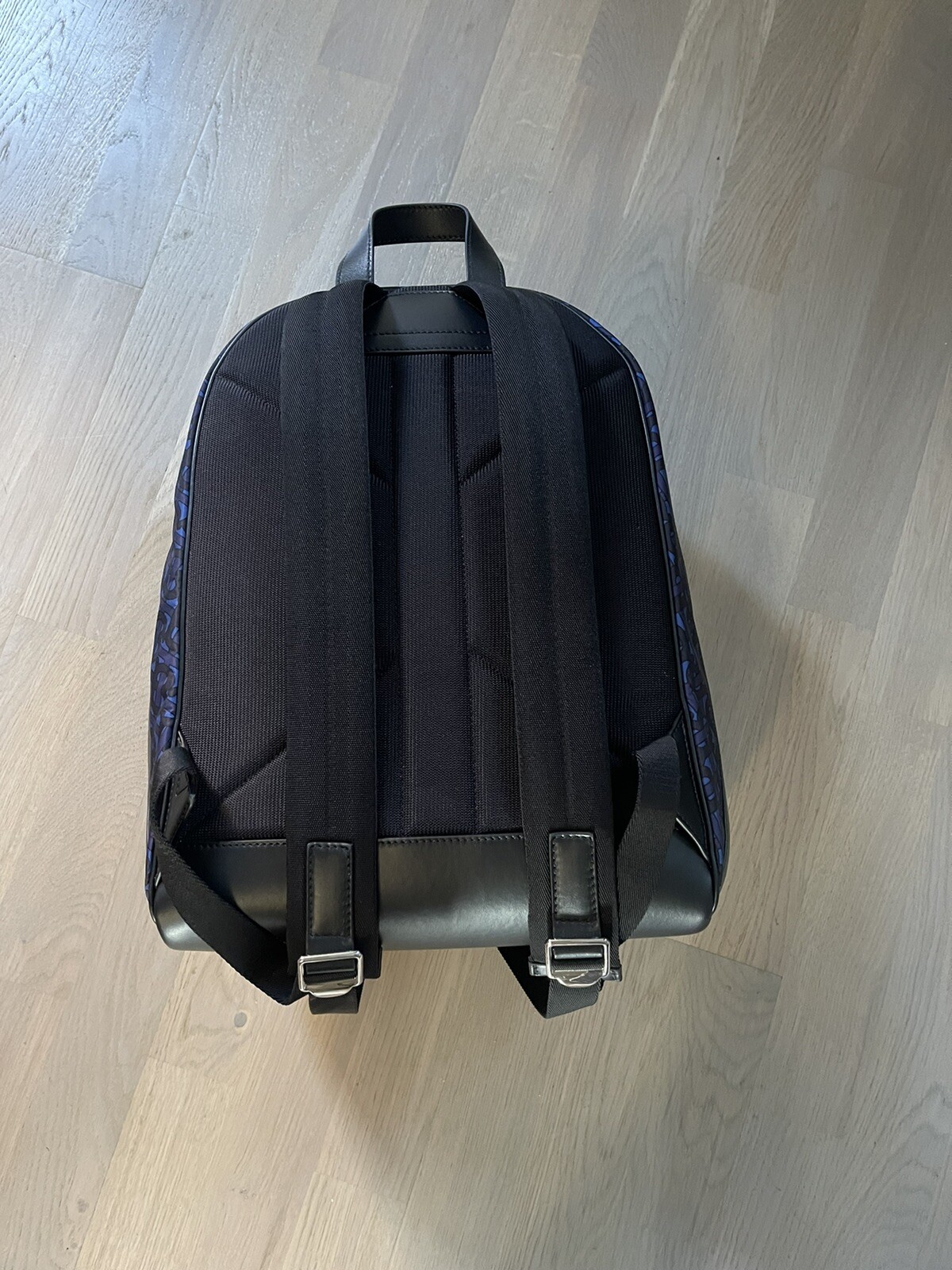 Burberry monogram print  backpack bag rucksack 10… - image 4