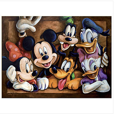 Disney Mickey Mouse and Pals The Gang Darren Wilson Art Print