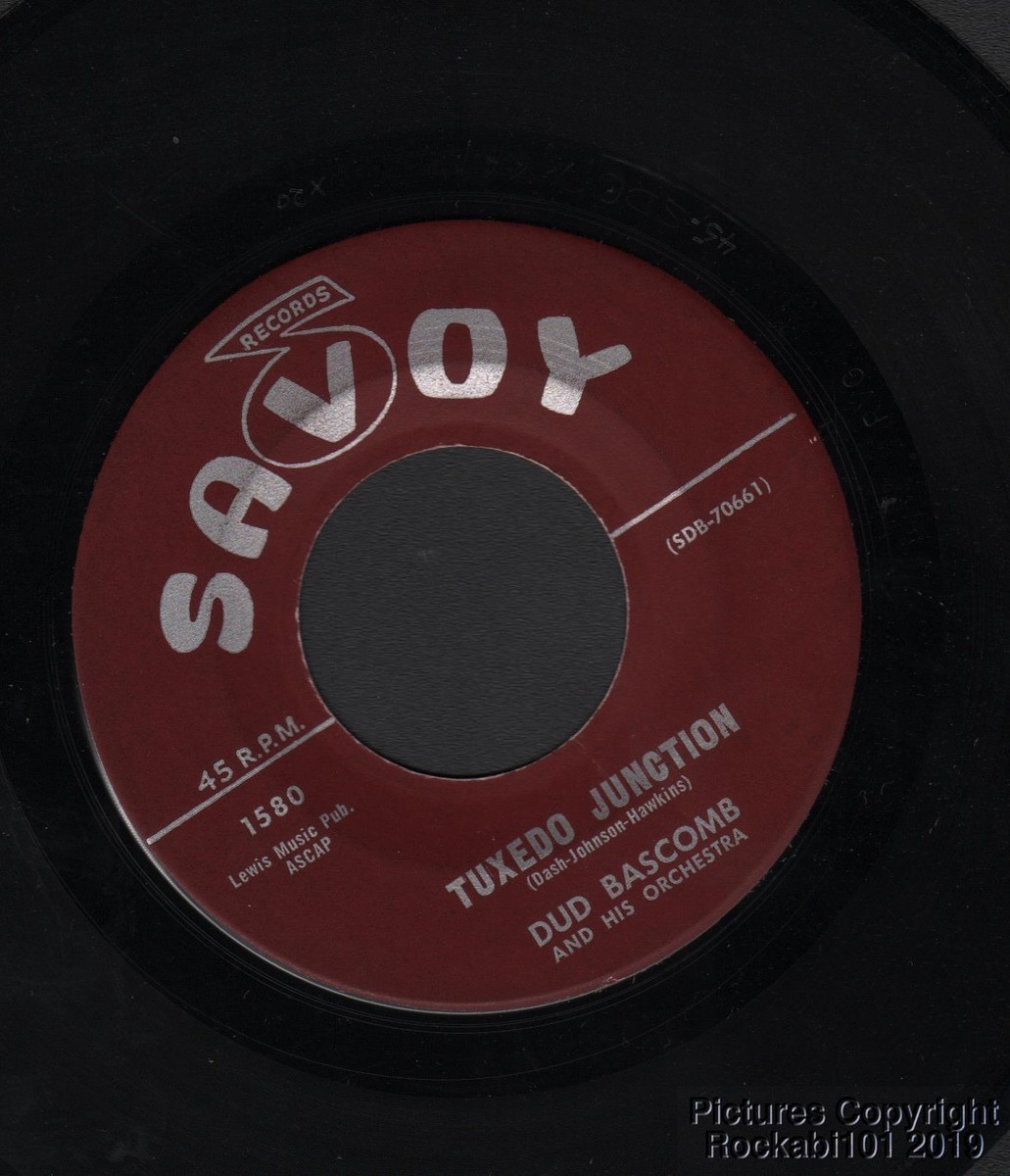 Hear 1959 Dub Bascomb & Orch Jazz Blues 45 - Tuxedo Junction b/w