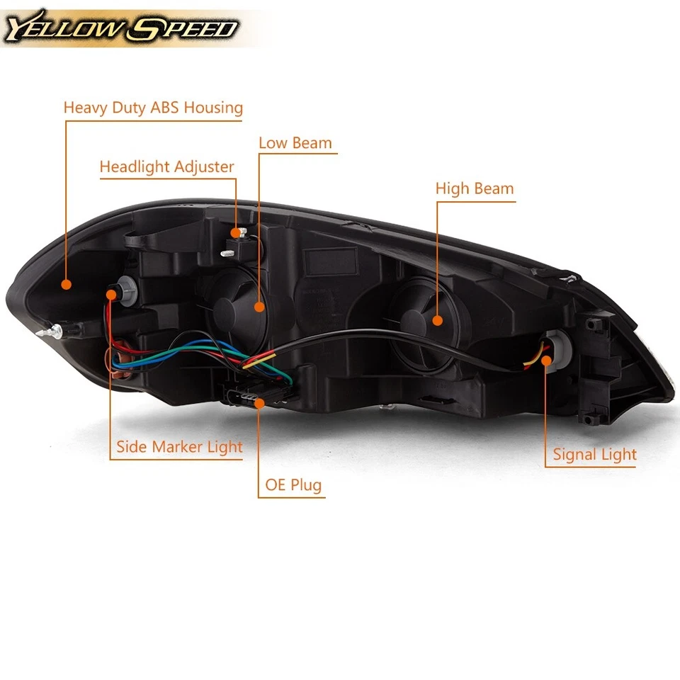 Faros laterales para conductor/pasajero Chevrolet Impala 2006-2016 Foto 4 de 4
