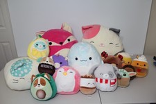 Lot Of 16 Squishmallows Pieces