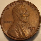 1955 S Lincoln Wheat Penny Cent! Uncirculated Coin!
