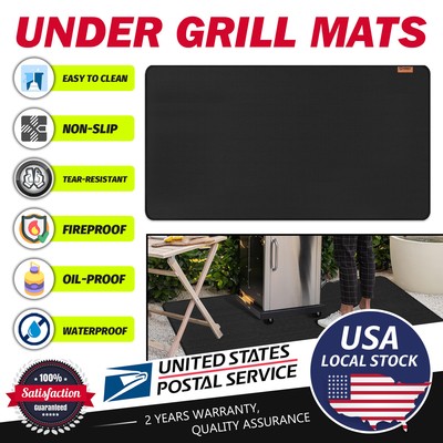 76x51in Fireproof Under Grill Mat for Blackstone Griddles - Protect Your Patio