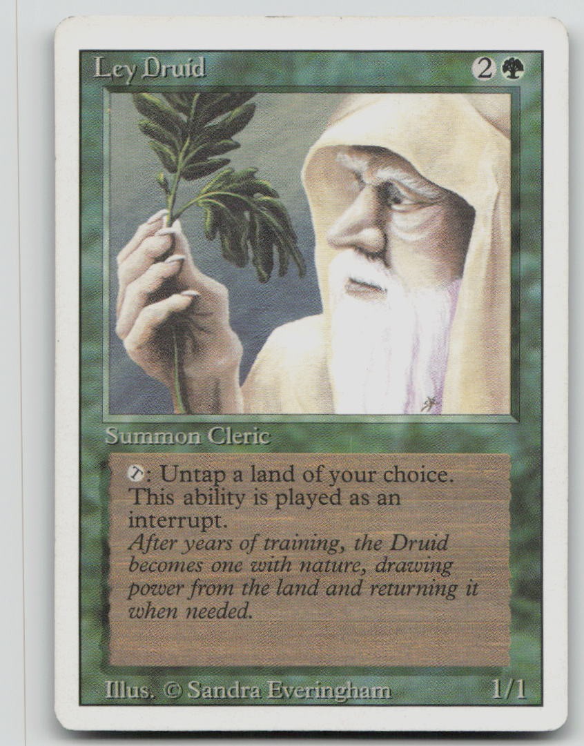 Ley Druid [Fourth Edition - 256] Lightly Played Uncommon Magic