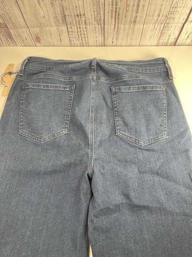 NYDJ Marilyn gerade Damenjeans Größe 14 Tall blau 36" Schrittlänge neu mit Etikett Mystique - Bild 4 von 4