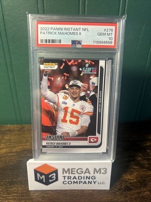2022 Panini Instant — Patrick Mahomes — SB 57 MVP — 💎 MINT PSA 10