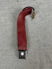 1992-1997 FORD F150 250 350 DRIVERS FRONT SEAT BELT BUCKLE RED EXTENDED CAB