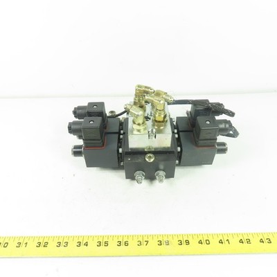 Hawe SK 7650 Hydraulic Solenoid Directional Control Valve 617247-02 24VDC Coil