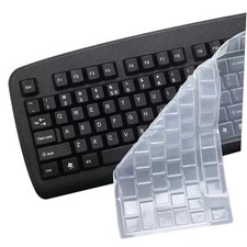 Ultra Thin Desktop PC Silicone Clear Keyboard Cover Skin With Keyboard Position