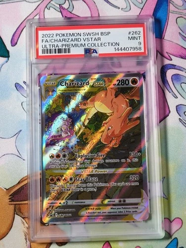 Charizard VSTAR SWSH262 Black Star Promo Card PSA 9 Mint Pokémon Card