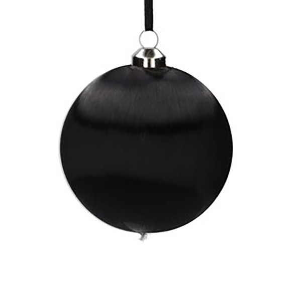 "Gift Company: Kugel \"Chinois\" 8 Cm, Schwarz, Kunststoff, Weihnachten, HäNger"-image