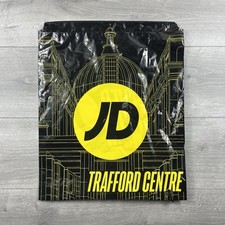 JD Sports Trafford Centre Drawstring Gym / Festival / PE / School Bag - ‘Black’