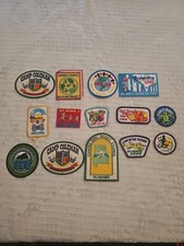 Vintage Girl Scout 1997- 2000 Patches Badges Lot of 14