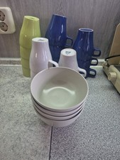 Tassenset In Bunten Farben Mit Schüsseln In Grau Alles Von IKEA