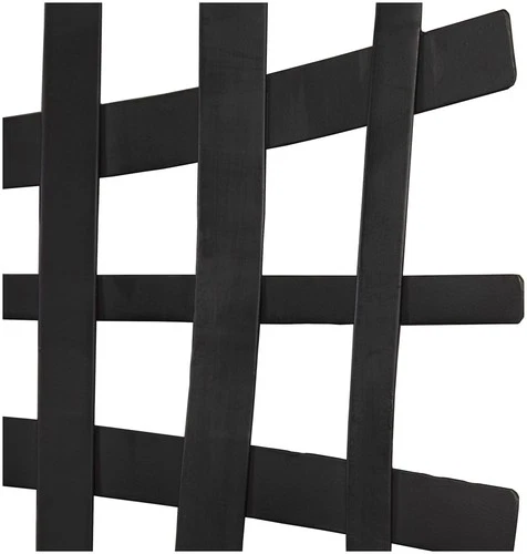 Uttermost 04293 Gridlines 24" x 24" Frameless Decorative Panel - Black - Picture 2 of 5