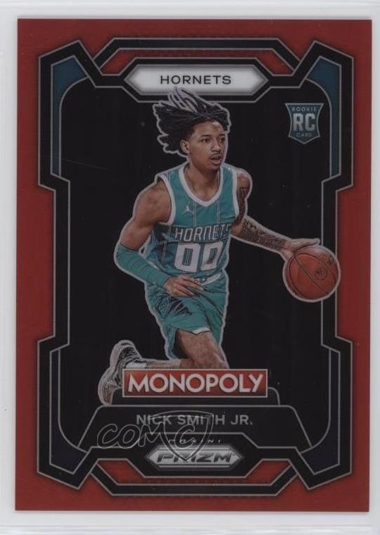 2023-24 Panini Prizm Monopoly Red Prizm 72/99 Nick Smith Jr #14 Rookie RC 0nr3