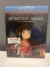 Spirited Away Blu-ray  DVD, Slipcover 2002 Target Exclusive Art Cards New