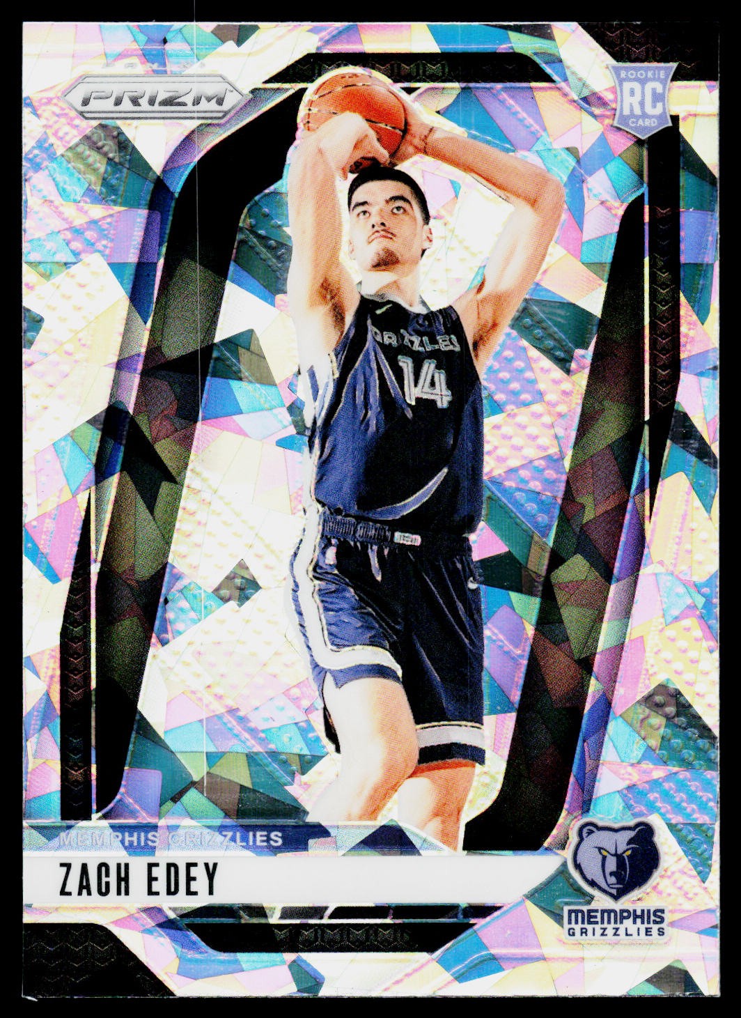 Zach Edey 2024-25 Panini Prizm #249 Prizms Ice