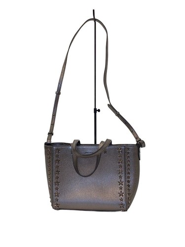JIMMY CHOO Shoulder Bag Leather SLV Used