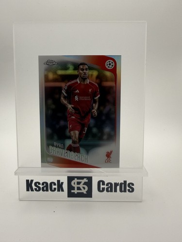 2025-26 Topps Chrome UEFA Club Competitions Ryan Gravenberch Refractor #193
