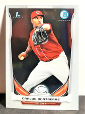 2014 Carlos Contreras Bowman Chrome Prospect #BCP65 - Reds